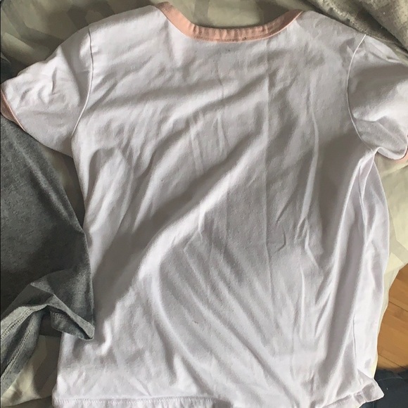 rue 21 white & pink t-shirt - Picture 2 of 2